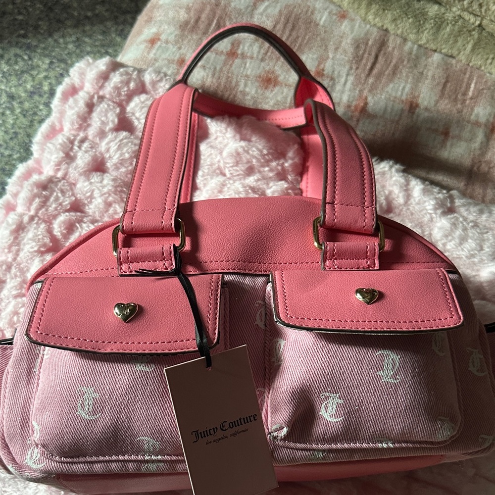 Juicy Couture Vibrant Pink Shoulder Bag